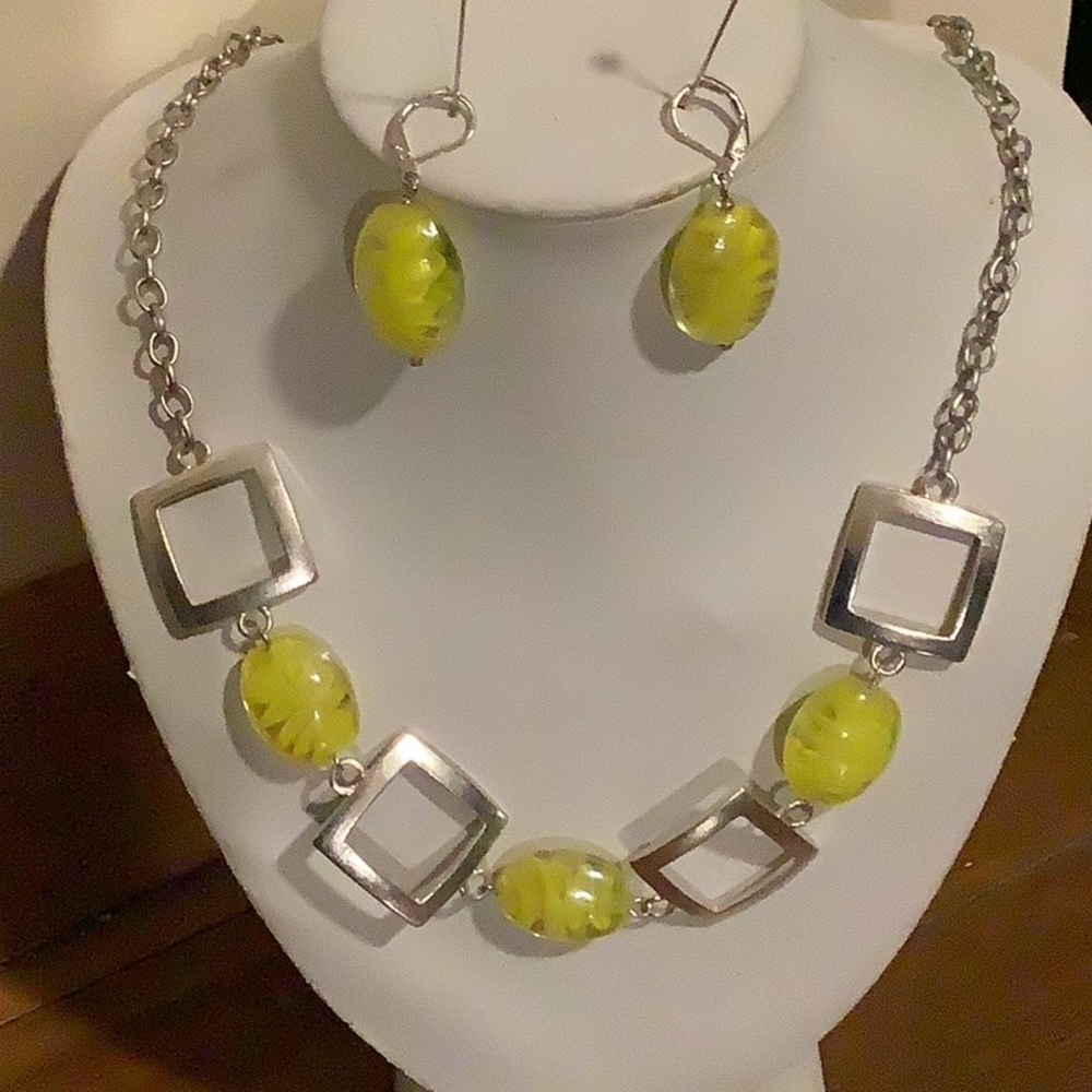 Handmade Necklace and earrings